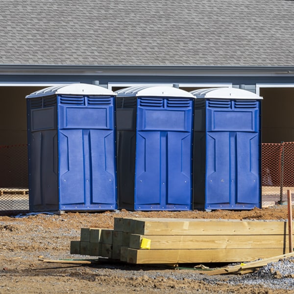 how can i report damages or issues with the portable restrooms during my rental period in Boykin South Carolina